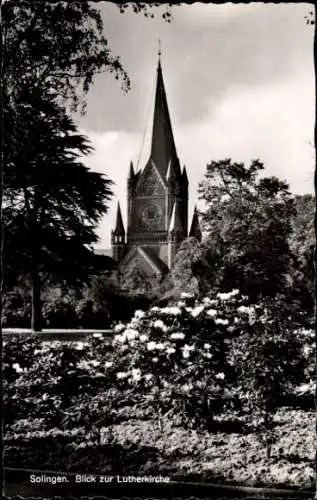 Ak Solingen in Nordrhein Westfalen, Blick zur Lutherkirche