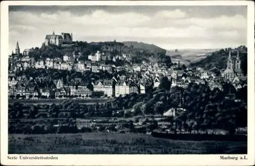 Ak Marburg an der Lahn, Gesamtansicht