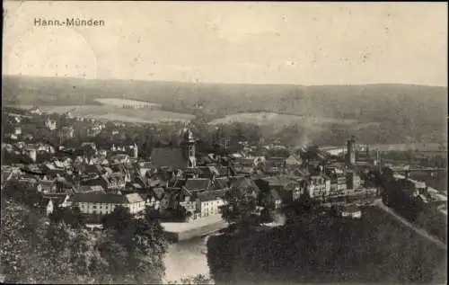 Ak Hann. Münden in Niedersachsen, Gesamtansicht