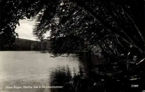 Ak Stubbenkammer Sassnitz auf Rügen, Hertha See