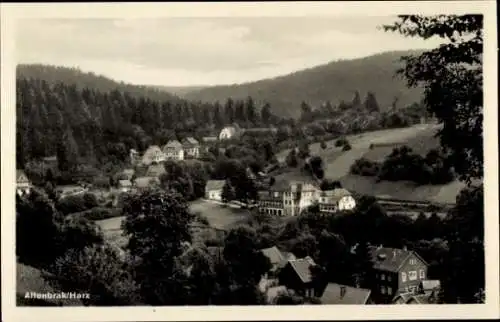 Ak Altenbrak Thale im Harz, Blick auf den Ort