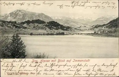 Ak Bühl am Alpsee Immenstadt im Allgäu, Panorama