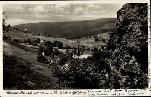 Ak Warmensteinach Oberfranken Bayern, Panorama