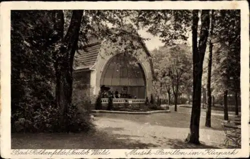 Ak Bad Rothenfelde am Teutoburger Wald, Musik-Pavillon, Kurpark