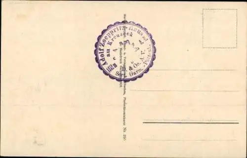 Ak Garmisch Partenkirchen in Oberbayern, Kreuzeckhaus, Adolf Zoeppritz Haus, Pferde