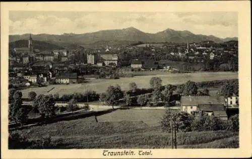 Ak Traunstein in Oberbayern, Gesamtansicht