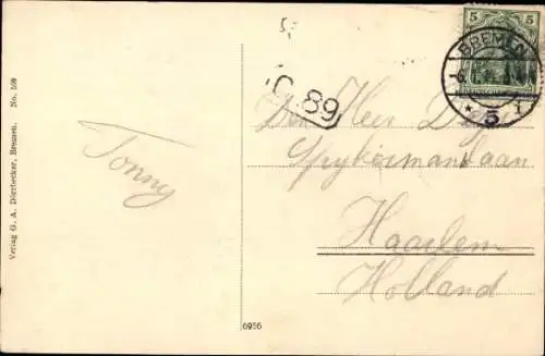 Ak Hansestadt Bremen, Bürgerpark, Kaffeehaus