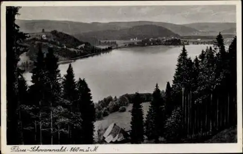 Ak Titisee Neustadt im Breisgau Hochschwarzwald, Blick von oben