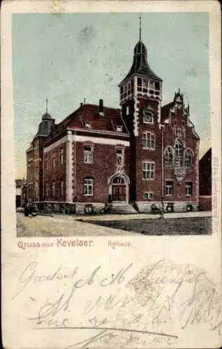 Ak Kevelaer am Niederrhein, Rathaus