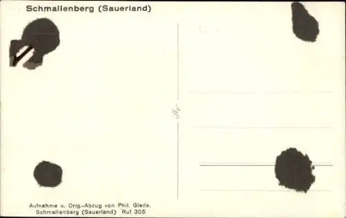 Ak Schmallenberg Sauerland, Blick auf die Sommerfrische