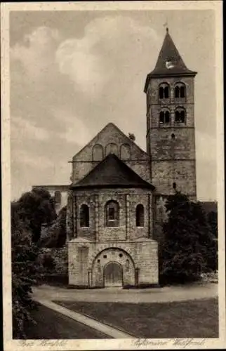 Ak Bad Hersfeld Hessen, Stiftsruine, Westfront