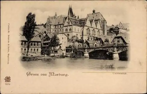 Ak Marburg an der Lahn, Universität
