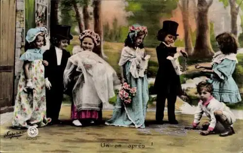 Ak Kinder als Erwachsene, Hochzeit