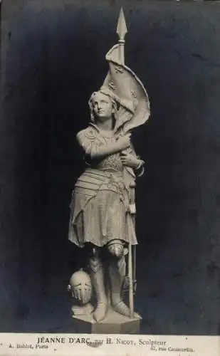 Ak Plastik Jeanne d'Arc von H. Nicor