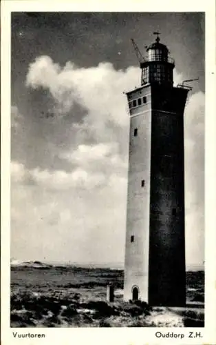 Ak Ouddorp Südholland, Leuchtturm