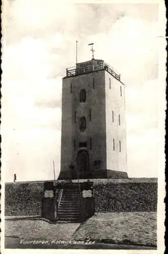 Ak Katwijk aan Zee Südholland Niederlande, Leuchtturm