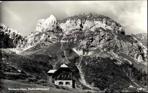 Ak Liesing Lesachtal Kärnten, Karnische Alpen, Hochweißsteinhaus