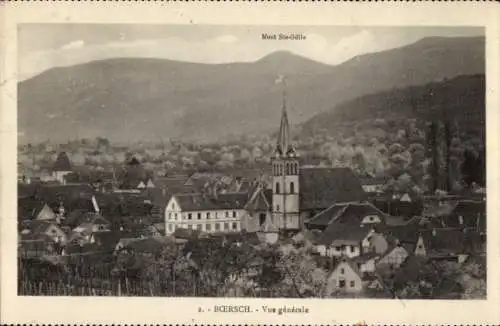 Ak Bœrsch Boersch Börsch Elsass Bas Rhin, Gesamtansicht, Mont Ste-Odile