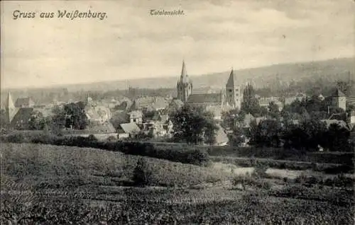 Ak Wissembourg Weißenburg Elsass Bas Rhin, Totalansicht