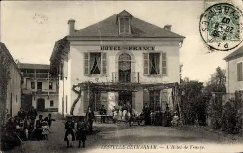 Ak Lestelle-Bétharram Pyrénées-Atlantiques, l'Hotel de France