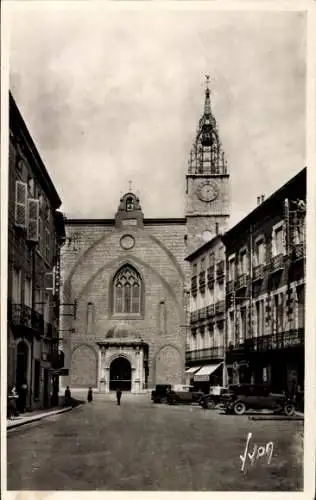 Ak Perpignan Pyrénées Orientales, La Cathedrale Saint Jean