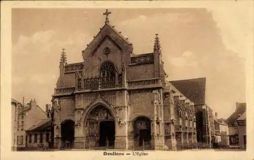 Ak Doullens Somme, Kirche