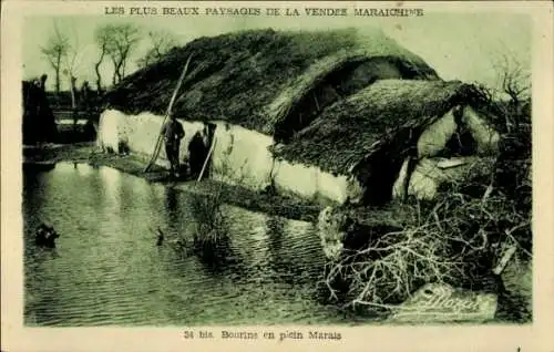 Ak Vendée, Bourine en plein Marais