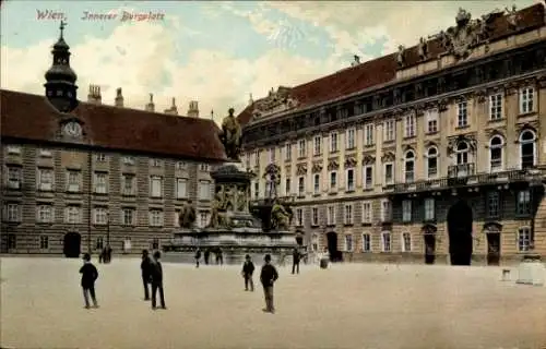 Ak Wien 1 Innere Stadt, Innerer Burgplatz, Denkmal