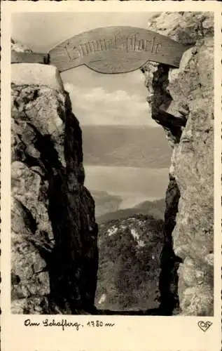 Ak Oberösterreich, Schafberg, Himmelspforte