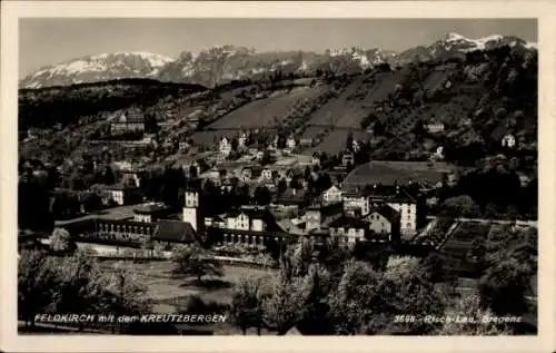 Ak Feldkirch Vorarlberg, Panorama, Kreutzberge