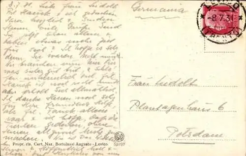 Ak Levico Bagni Valsugana Terme Trentino, Panorama, Gebirge