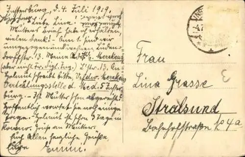 Ak Tschernjachowsk Insterburg Ostpreußen, Alter Markt, Lutherkirche