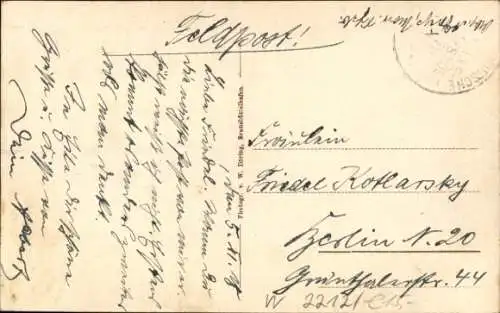 Ak Brunsbüttelkoog Brunsbüttel in Dithmarschen, Panorama, Zeppelin