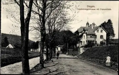 Ak Siegen in Westfalen, Freudenbergerstraße, Frauenklinik