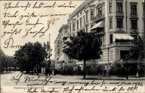 Ak Hamburg Eimsbüttel Harvestehude, Jungfrauental