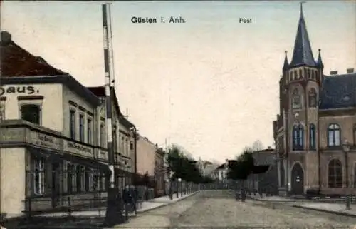 Ak Güsten in Anhalt, Gasthaus, Post