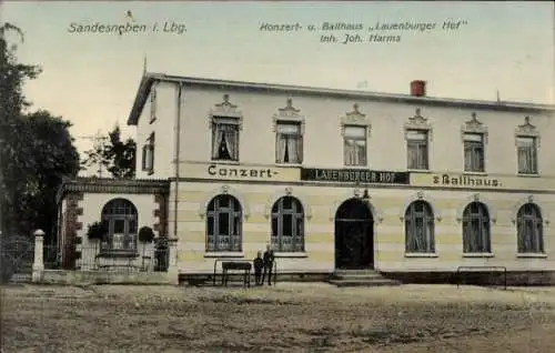 Ak Sandesneben in Schleswig Holstein, Konzert und Ballhaus Lauenburger Hof