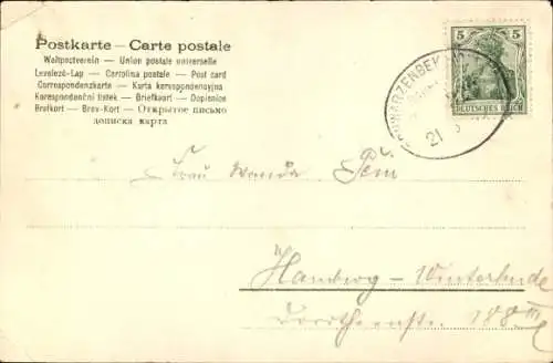 Ak Hammoor in Schleswig Holstein, Gasthaus zur grünen Linde