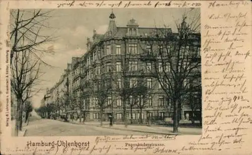 Ak Hamburg Nord Uhlenhorst, Papenhuderstraße