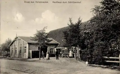 Ak Borstel Hohenraden Kreis Pinneberg, Gasthaus zum Schützenhof