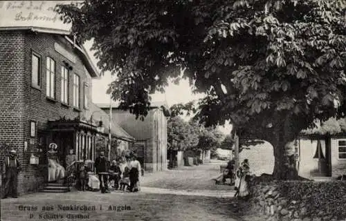 Ak Neukirchen Steinbergkirche in Angeln, Gasthaus