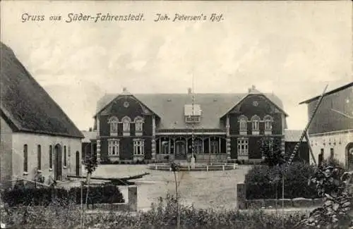 Ak Süderfahrenstedt in Schleswig Holstein, Joh. Petersens Hof