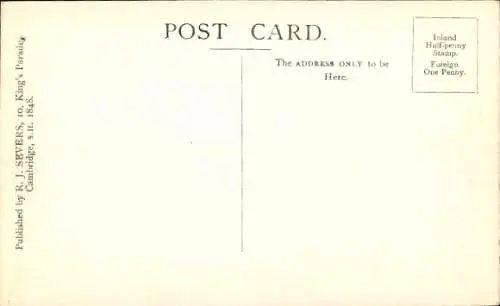 Ak Cambridge Ostengland, Trinity-College, Bridge