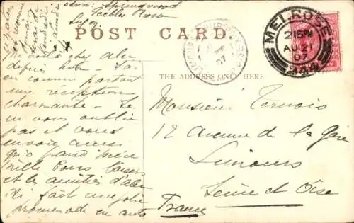 Ak Peebles Schottland, Neidpath-Castle