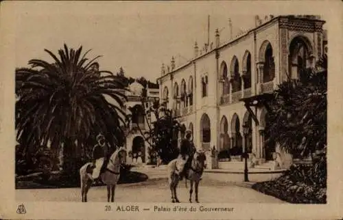 Ak Algier Algier Algerien, Sommerpalast des Gouverneurs