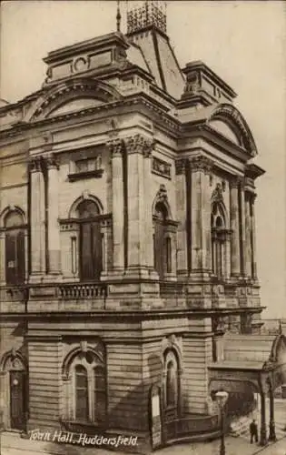 Ak Huddersfield Yorkshire England, Rathaus