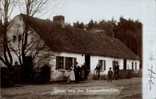 Foto Ak Sennewitzmühle Sennewitz Mühle Lubiszyn Ludwigsruh Ostbrandenburg, Wohnhaus