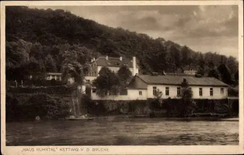 Ak Kettwig Essen im Ruhrgebiet, Kettwig vor der Brücke, Ausflugslokal Haus Ruhrtal