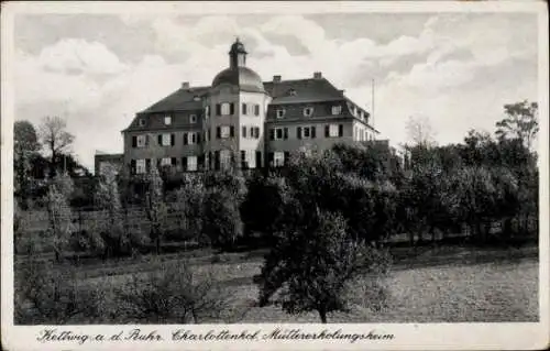 Ak Kettwig Essen im Ruhrgebiet, Charlottenhof, Müttererholungsheim