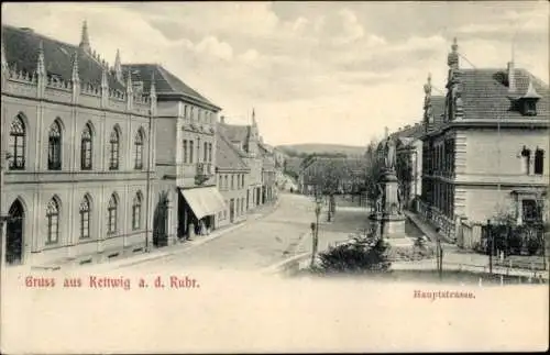 Ak Kettwig Essen im Ruhrgebiet, Hauptstraße